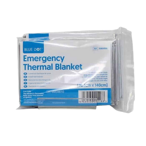 EMERGENCY FOIL BLANKET, ADULT, 204CM X 140CM